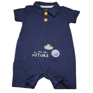 Cool Club by SMYK organic summer boys infant one piece sz 6-8 months nwot